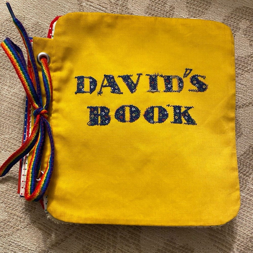 Child’s Activity Book • Handmade • “David”